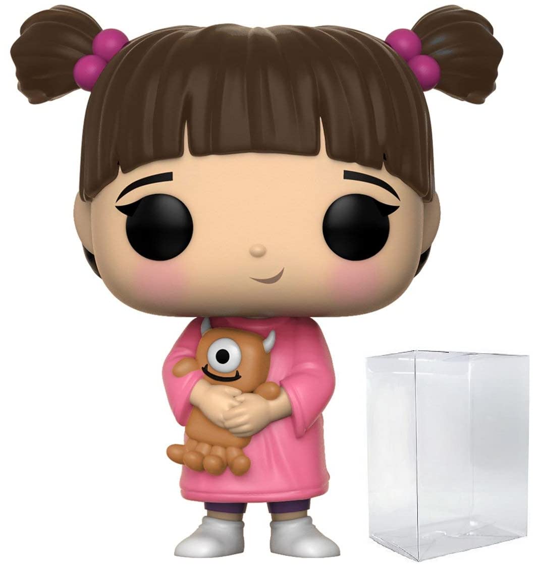 Funko Pop: POP Disney Pixar: Monsters Inc. 20th - Boo Funko Pop! Figura de Vinilo (Bundled with Compatible Pop Box Protector Case), Multicolored, 3.75 Pulgadas