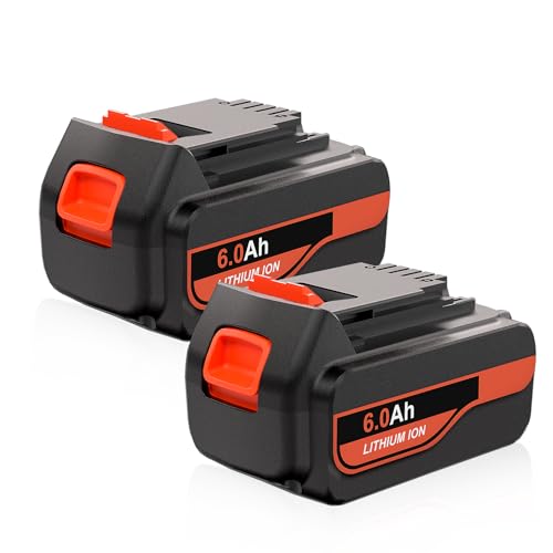 Capacidad-real:-2-paquetes-de-6.0-Ah-de-repuesto-para-batería-de-litio-Black-and-Decker-20v-Max-LBX20-LB20-LBXR20-LBXR2020-LB2X4020-LB2X4020-LST220,-compatible-con-cargadores-y-herramientas-inalámbricas-Black-Decker-de-20v.
