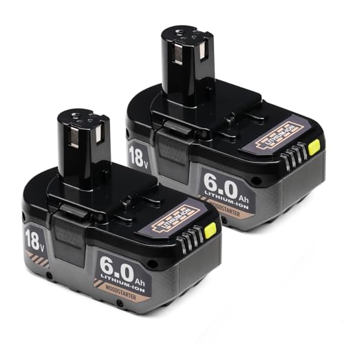 Batería-de-litio-WOODSTARTER-de-20-V-y-6,0-A-para-Dewalt-20-V-Max,-compatible-con-herramientas-DCB203/204/200/180,-DCD/DCF/DCG/DCS,-tipo-C-(RB18V6-2P)