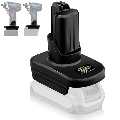 Adaptador-para-baterías-Dewalt-a-Bosch-de-12-V,-Dewalt-de-20-V,-60-V-y-Milwaukee-M18.-Convierte-para-trabajar-con-herramientas-eléctricas-Bosch-Professional-de-12-V-y-10,8-V-GBA.