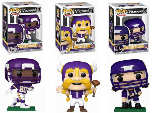 Funko Minnesota Vikings NFL Pop! Complete Set (3)