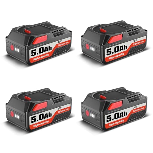 Batería-de-litio-VINIDA-4P-18V-5.0Ah-R840087-de-repuesto-para-Ridgid-de-18V,-compatible-con-taladros-Ridgid-R840083,-R840085,-R840086,-R840087-y-R840089.