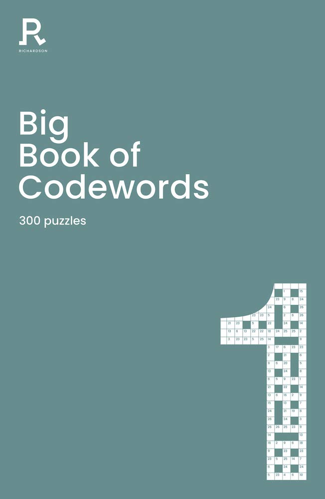 Libro: Big Book of Codewords Book 1: a bumper codeword book for adults containing 300 puzzles (Richardson Puzzle Books)