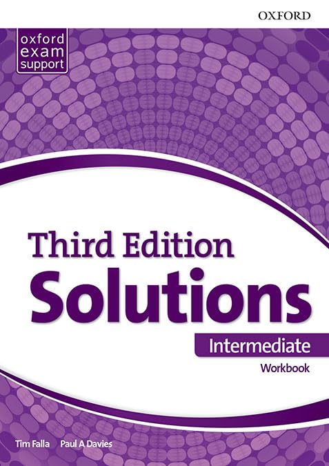 Libro: Solutions 3rd Edition Intermediate. Workbook Pk