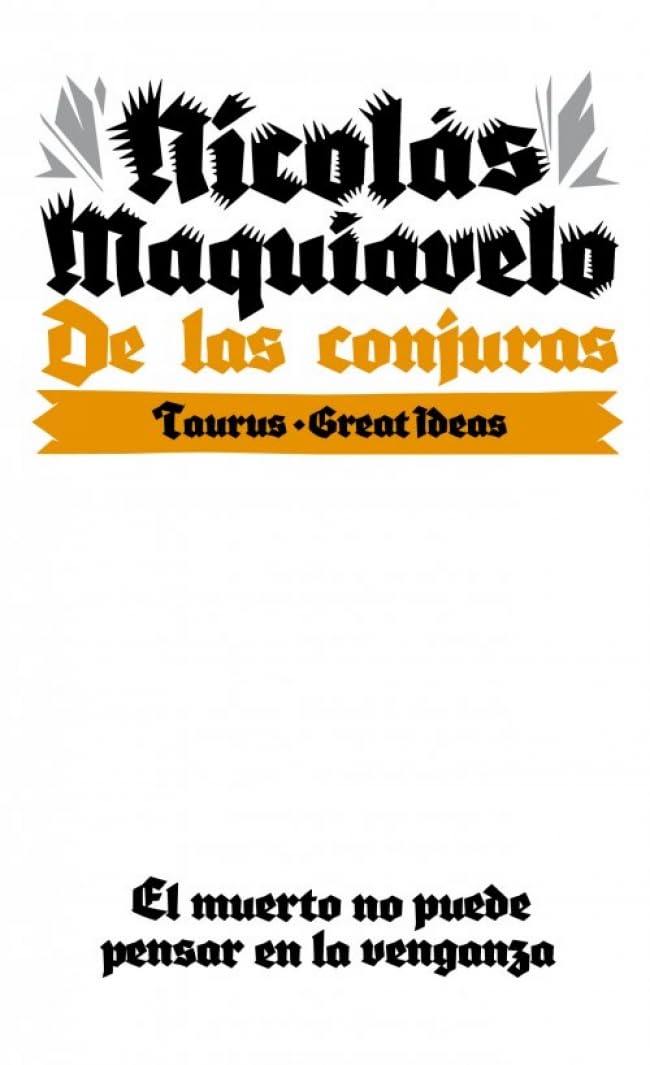Libro: De las conjuras (Serie Great Ideas)