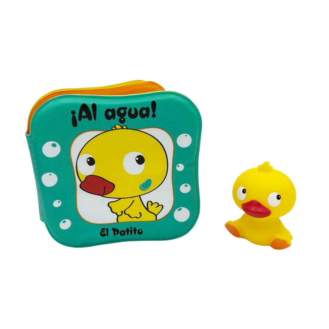¡Al agua! - El patito: Un libro de baño para bebés de 0 a 3 años (incluye un cuento y un muñequito SIN AGUJERO para jugar en la bañera) (Pequeñas manitas)