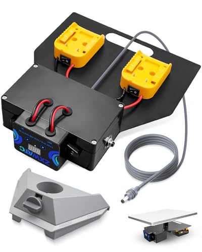Adaptador-de-batería-Starlink-Mini-con-protector-de-bajo-voltaje,-compatible-con-baterías-Dewalt.-Kit-de-montaje-Starlink-Mini-pequeño-y-portátil-con-cable-de-alimentación-de-CC-de-6.56-pies.-Paquete-de-batería-con-adaptador-de-montaje-ajustable.