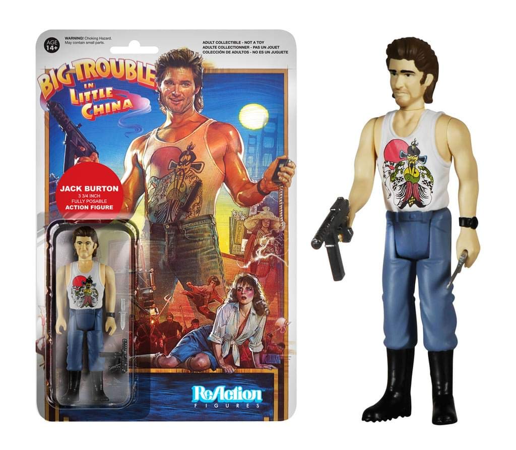 Funko Reaction: Big Trouble in Little China - Jack Burton Figura de Acción