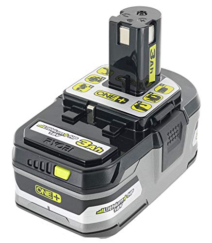 Batería-de-iones-de-litio-Ryobi-P191-de-alta-capacidad-de-3,0-amperios-hora-con-rendimiento-en-climas-fríos-e-indicador-LED-de-energía-(cargador-no-incluido-/-solo-batería)