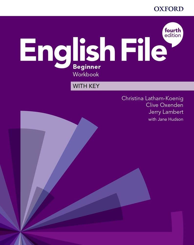 Libro: English file 4th edition beginner; workbook with key