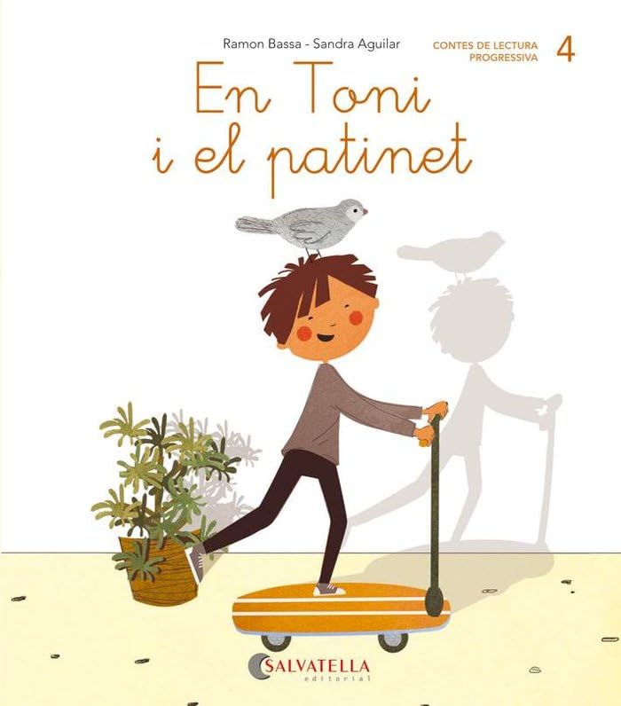 Libro: De mica en mica 4: En Toni i el patinet (lligada-pal) (t,m)