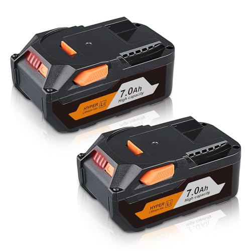 FERRYBOAT-R840087-7.0-Ah-Reemplazo-para-batería-de-litio-Ridgid-de-18-V-R840087-R840083-R840086-R840085-R840084-AC840085-AC840086-AC840087P-AC840089-Batería-para-herramienta-eléctrica-(2-paquetes)