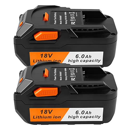 Batería-de-litio-Futurebatt-de-18-V-y-alto-rendimiento-(paquete-de-2)-de-6.0-Ah-para-herramientas-Ridgid-de-18-V.-Batería-R840089,-R840087,-R840086,-R840085,-R840084,-R840083,-AC840085,-AC840086,-AC840087P-de-18-V.