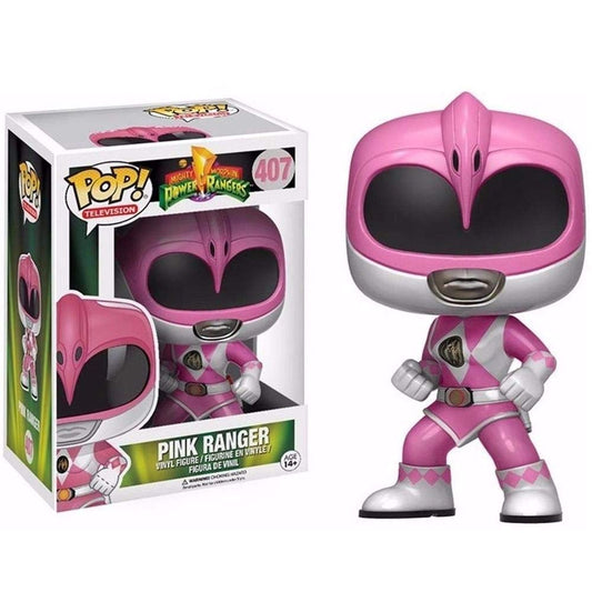 Funko 12577 - Power Rangers Ranger, Metálico Pink