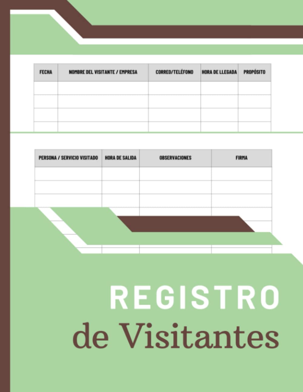 Libro: Registro de Visitantes: Para que las Empresas y Administraciones Controlen las Entradas y Salidas | Simple y Fácil de Llenar | Diario de Huéspedes, ... Hoteles, Hostales y Posadas (Spanish Edition)