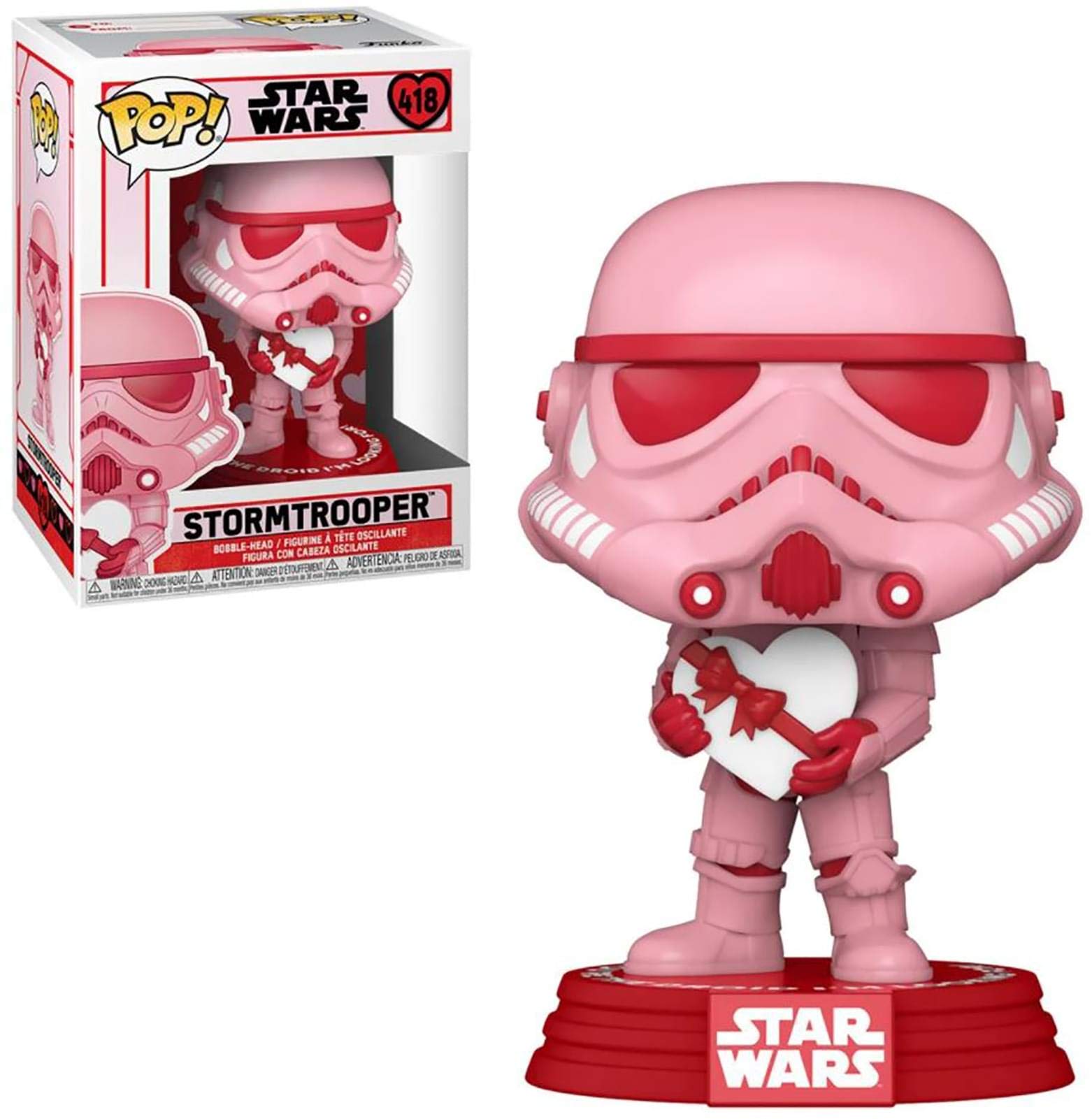 Funko Pop! Star Wars: San Valentín - Trooper con Corazón