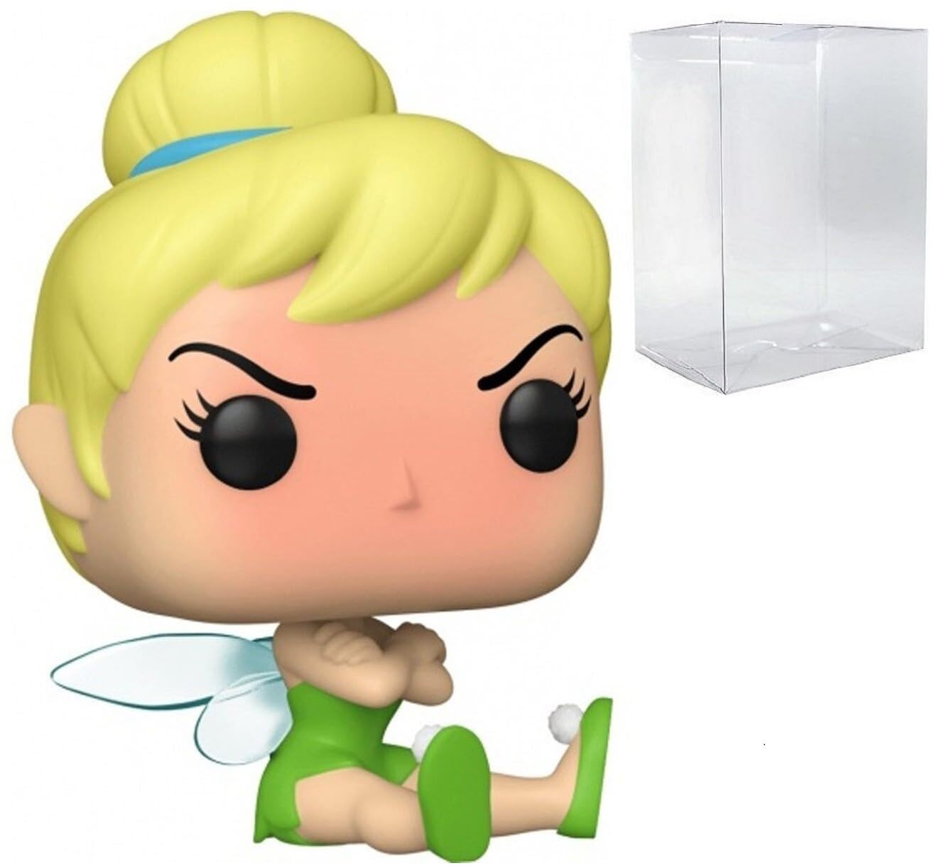 Funko Pop: POP Disney Classics: Grumpy Tinker Bell #1198 Exclusivo Limited Edition Chase Funko Figura de Vinilo (Bundled with Compatible Box Protector Case), Multicolor, 3.75 Pulgadas