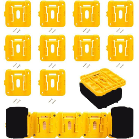 Crivnhar---Paquete-de-10-soportes-de-batería-compatibles-con-Dewalt-de-20-V,-compatible-con-DCB200,-DCB201,-DCB202,-DCB203-y-DCB204-(con-20-tornillos,-sin-batería)