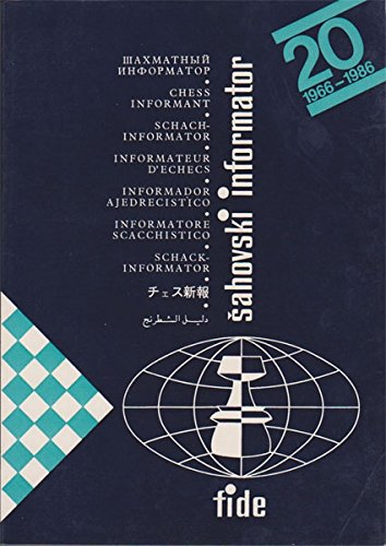 Libro: Chess Informant 40, VII - XII 1985