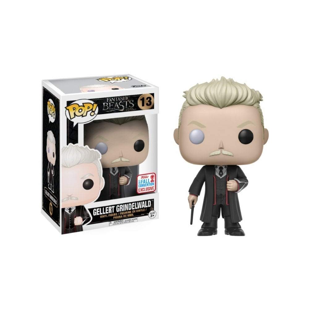 Funko Pop! NYCC Fantastic Beasts Gellert Grindelwald, Limited Edition Fall Convention Exclusivo
