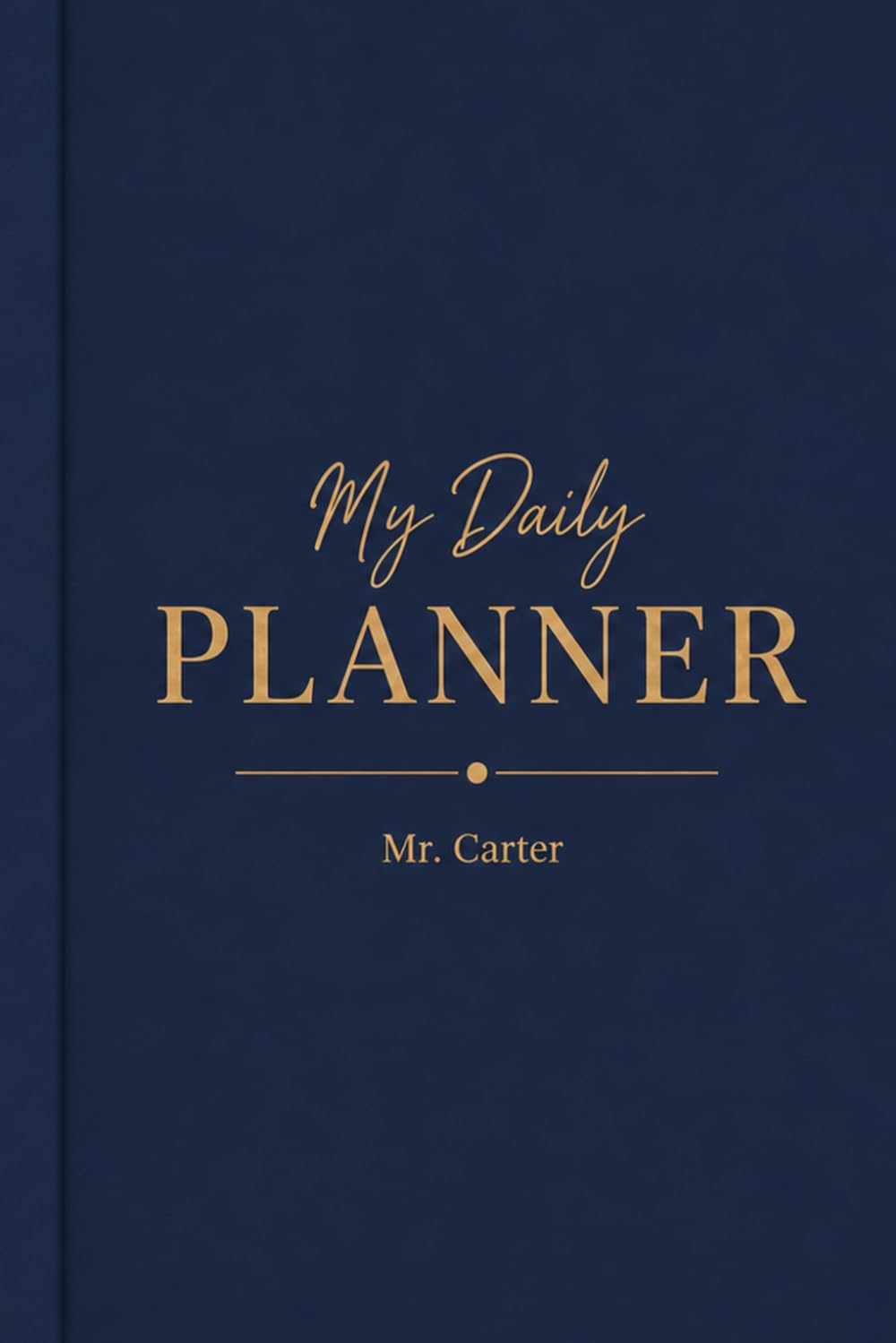 Libro: My Daily Planner