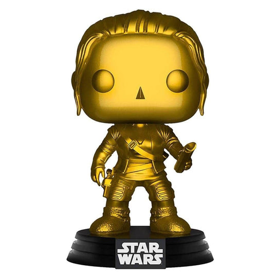 Funko Exclusivo POP Star Wars: Rey (Dorado Metálico)