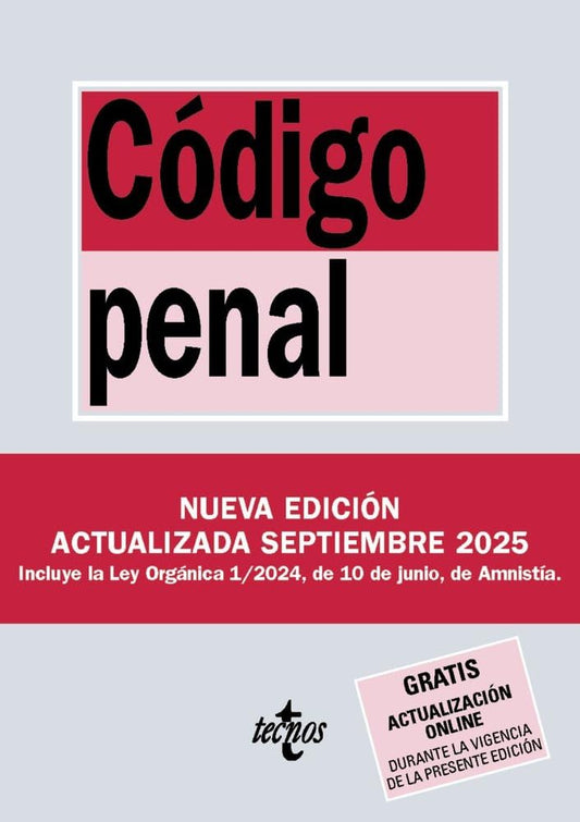 Código Penal: Ley Orgánica 10/1995, de 23 de noviembre (Derecho - Biblioteca de Textos Legales)