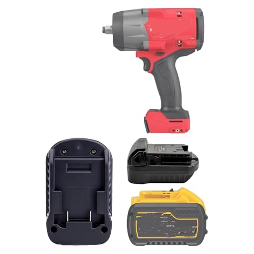 Adaptador-para-Dewalt-a-Milwaukee,-adaptador-de-batería-para-batería-de-litio-DeWalt-de-20-V-y-60-V.-Conversión-a-batería-de-iones-de-litio-Milwaukee-M-18-de-18-V.-Uso-para-herramienta-eléctrica-inalámbrica-Milwaukee-de-18-V.