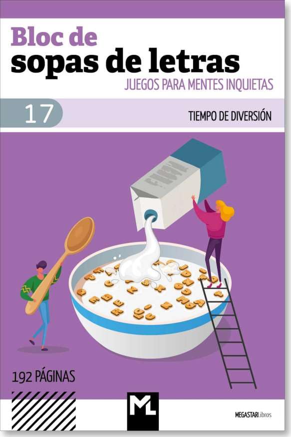 Libro: BLOC DE SOPAS DE LETRAS 17 (TIEMPO DE DIVERSION)