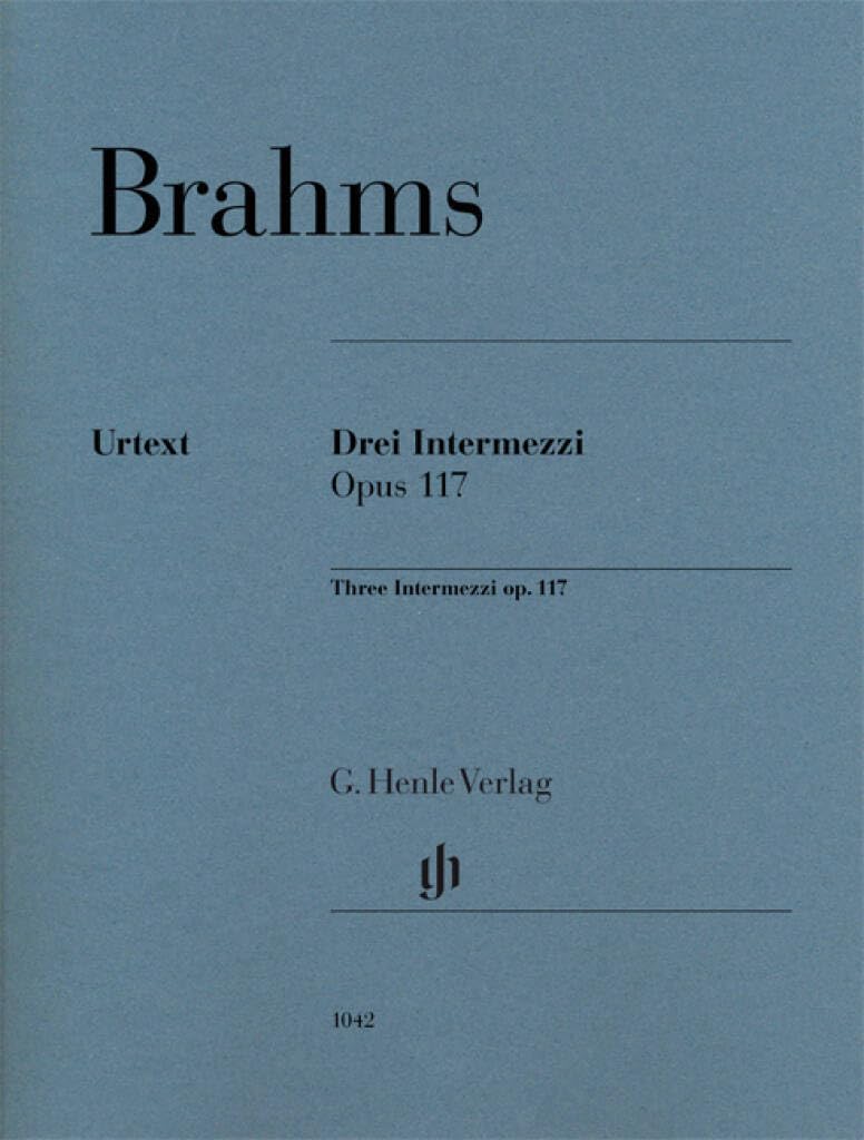 Libro: 3 intermezzi op. 117