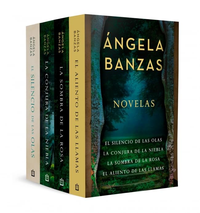 Libro: Ángela Banzas. Novelas: contiene: El silencio de las olas | La conjura de la niebla | La sombra de la rosa | El aliento de las llamas (Best Seller)