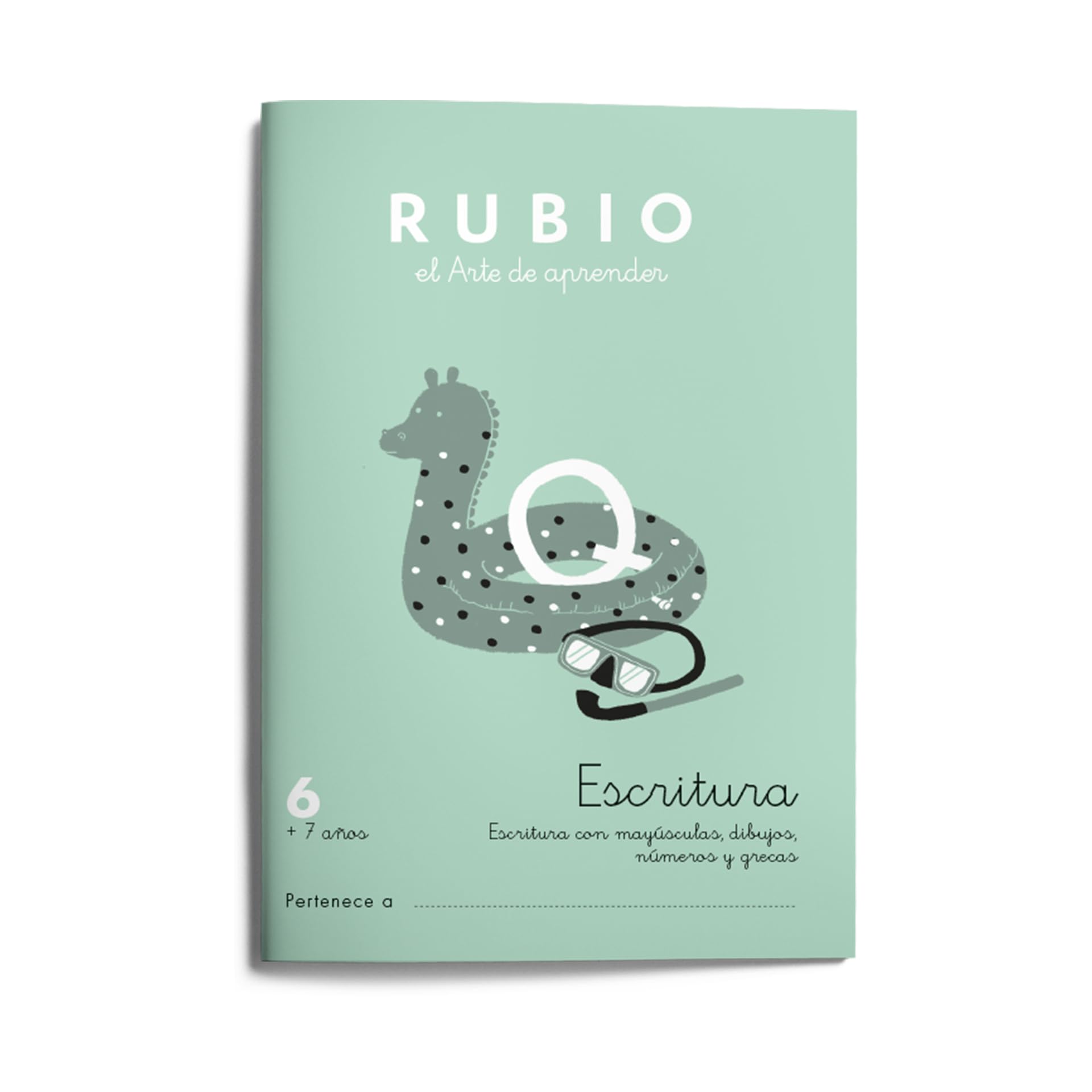 6 Escritura RUBIO | Ejercicios de repetición de letras, palabras, oraciones y números | +7 años