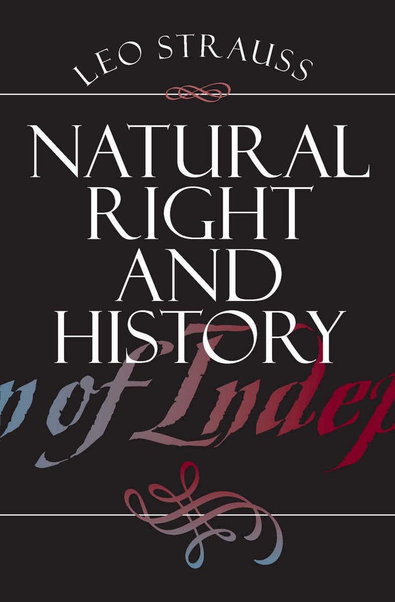 Libro: Natural Right and History (Walgreen Foundation Lectures)