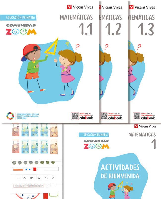 Libro: MATEMATICAS 1 TRIM+ACT BIENV+KIT (COMUNIDAD ZOOM) - 9788468280998