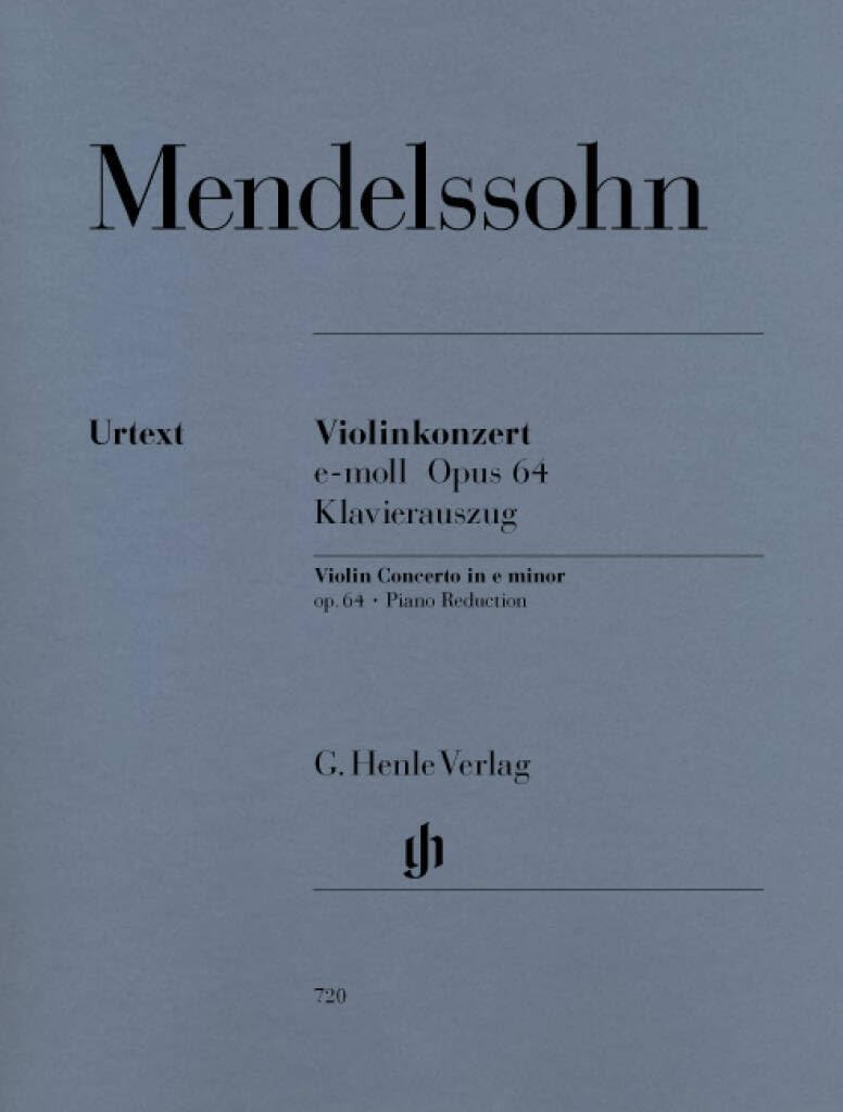 Libro: Concerto pour violon en mi mineur op. 64: Klavierauszug