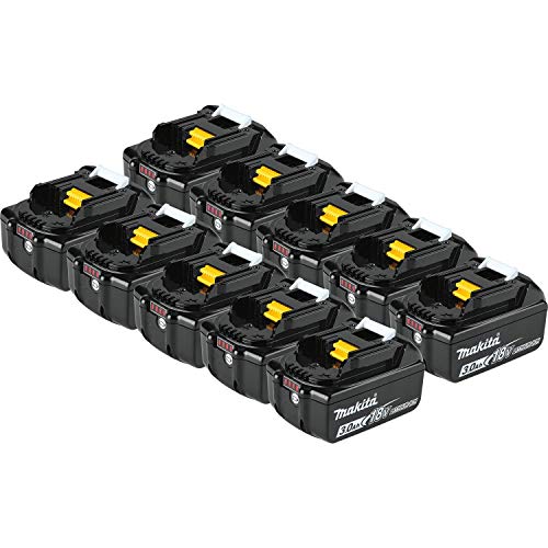 Batería-Makita-BL1830B-10-de-iones-de-litio-LXT-de-18-V-y-3,0-Ah-(paquete-de-10)