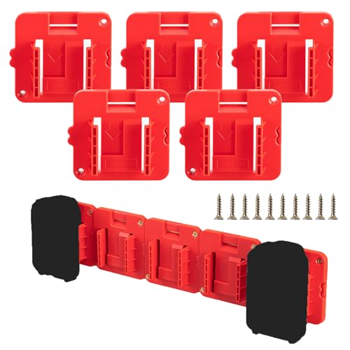 Paquete-de-5-soportes-de-batería-compatibles-con-Craftsman-de-20-V.-Compatibles-con-CMCB204,-CMCB202,-CMCB201-y-CMCS500B-(con-10-tornillos,-sin-batería).
