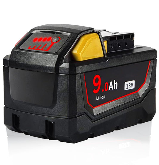 【Actualización-de-9.0-Ah】-Batería-de-reemplazo-de-18-V-48-11-1810-48-11-1820-para-batería-Mil-de-18-V-48-11-1850-48-11-1828-48-11-1860-Herramientas-eléctricas-inalámbricas-Batería-de-iones-de-litio-de-alta-capacidad