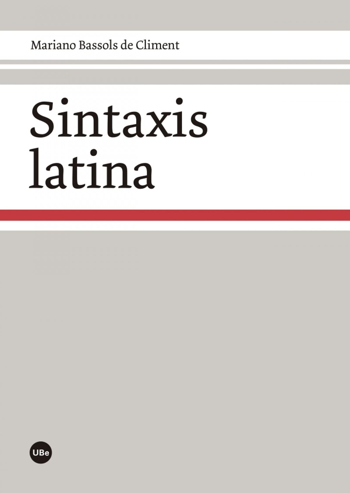 Libro: Sintaxis latina