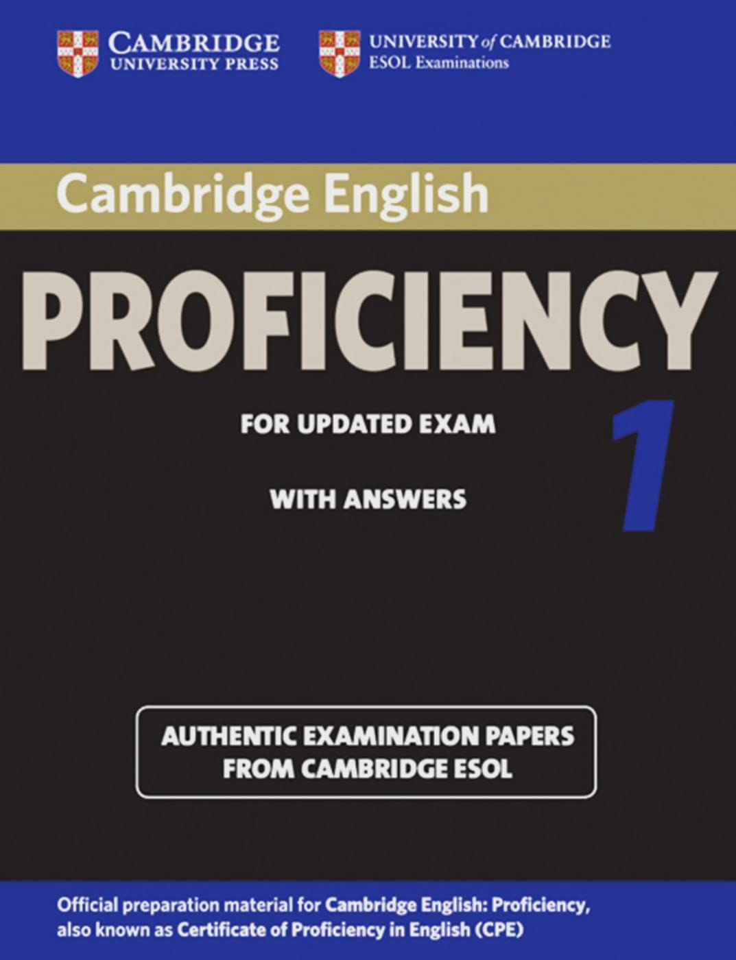 Libro: Cambridge Certificate of Proficiency in English 1 for updated exam. Student's Book with answers