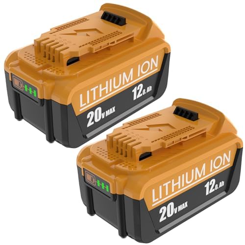 Batería-de-iones-de-litio-Nyveyoo-de-20-V-y-12-Ah,-compatible-con-herramientas-eléctricas-inalámbricas-Dewalt-de-20-V-Max-(DCB210,-DCB2108,-DCB208,-DCB206,-DCB204,-DCB203-y-DCB201).