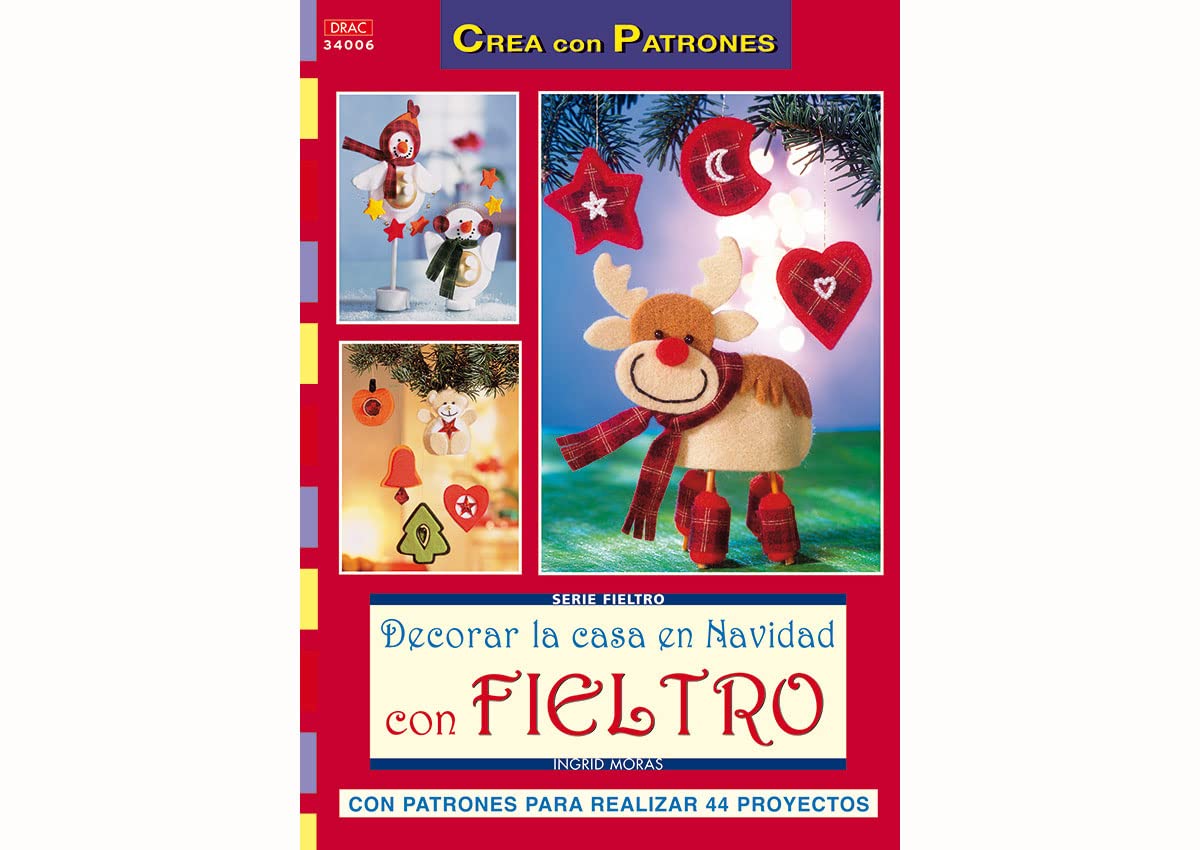 Libro: DECORAR LA CASA EN NAVIDAD CON FIELTRO