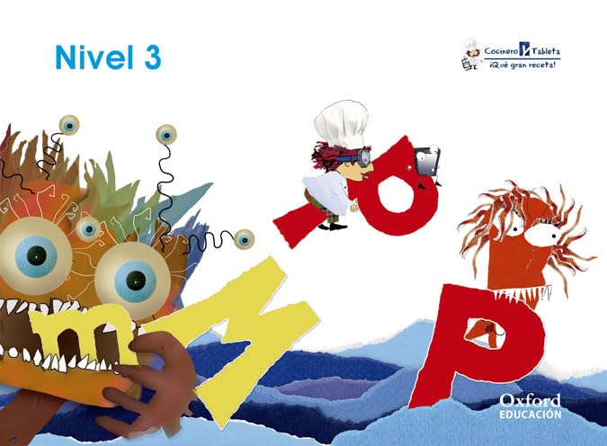 Libro: Cocinero y Tableta 4 años. Cuadernos 3