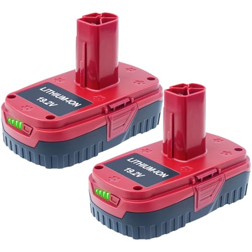 Batería-de-repuesto-DTK-para-Craftsman-de-19,2-V,-iones-de-litio-C3-(11375,-11376,-130279005,-1323903,-130211004,-130279003,-130279017,-315.115410,-315.11485,-315.PP2011,-315.PP2020),-3500-mAh,-2-unidades