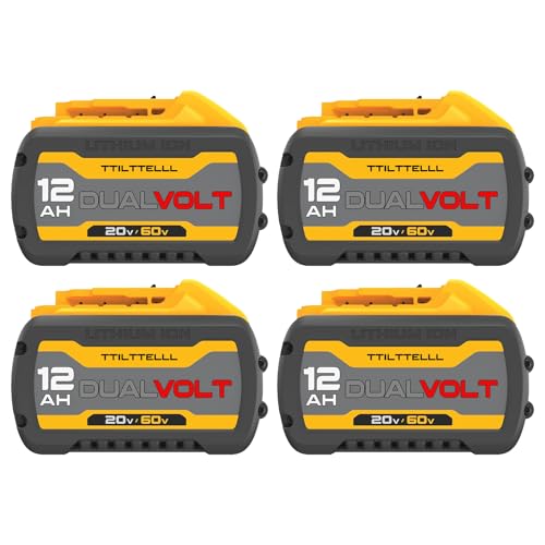 Batería-de-repuesto-de-60-V-y-12-Ah-para-Dewalt-20-V-60-V-Max,-compatible-con-DCB612-DCB606-DCB609,-compatible-con-herramientas-eléctricas-inalámbricas-Dewalt-20-V/60-V,-tiempo-de-funcionamiento-prolongado,-protección-contra-sobrecargas,-paquete-de-4