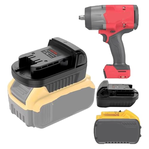 Adaptador-UNIKI-Dewalt-a-Milwaukee,-convertidor-de-batería-de-20-V/60-V-a-18-V,-características-de-seguridad,-18-V-CC,-adaptador-de-batería