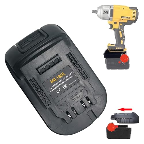 Convertidor-adaptador-de-batería-para-baterías-Milwaukee-a-Dewalt,-para-baterías-de-litio-Milwaukee-M18-de-18-V,-conversión-a-baterías-de-litio-Dew.alt-de-20-V,-conversión-para-uso-con-herramientas-eléctricas-inalámbricas-Dewalt-de-20-V.