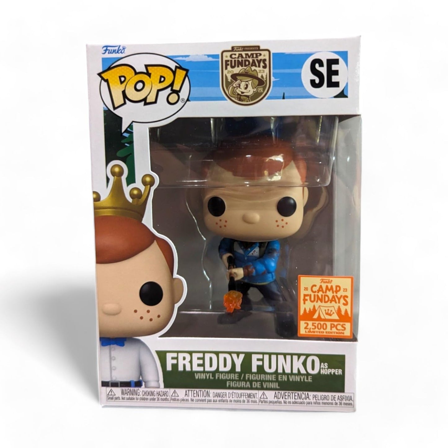 Funko Pop! Originals: Camp Fundays 2023 - Freddy as Stranger Things Hopper (Limited to 2500 Pieces)