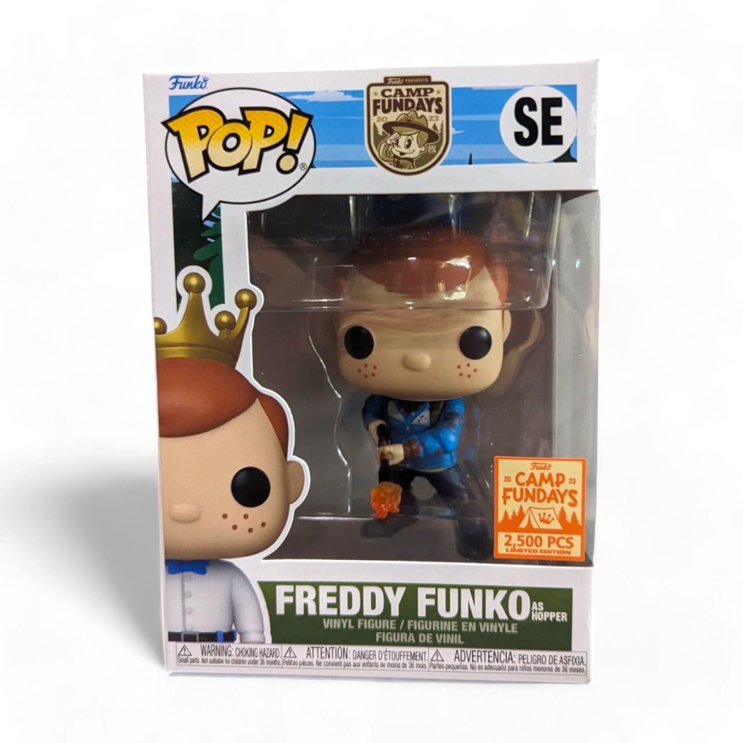 Funko Pop! Originals: Camp Fundays 2023 - Freddy as Stranger Things Hopper (Limited to 2500 Pieces)