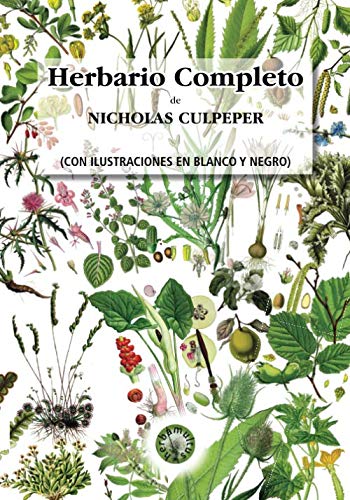 Libro: Herbario Completo: Con ilustraciones en blanco y negro